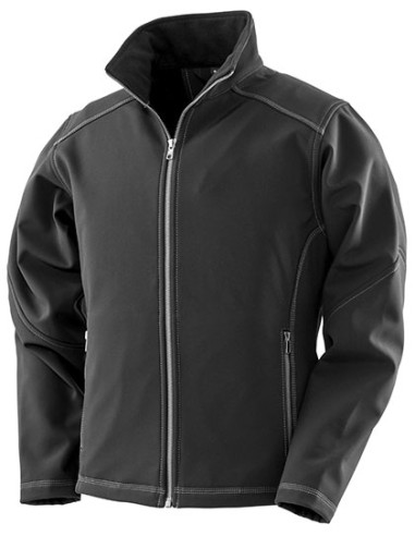 R-R455F-Womens Treble Stitch Softshell Jacket